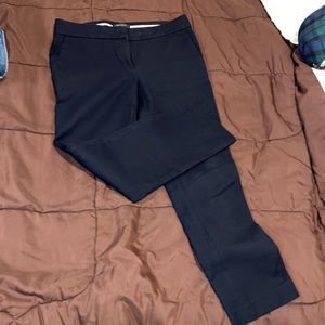 Ann Taylor Devin Fit Dress Pants - Navy Blue